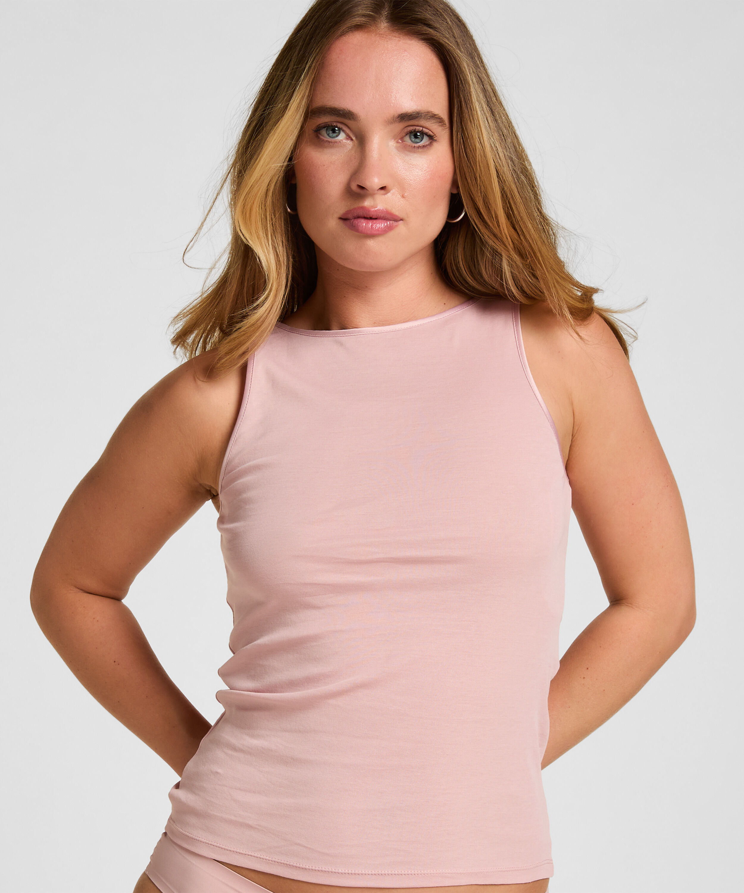 Damen Singlet Basic, Rose