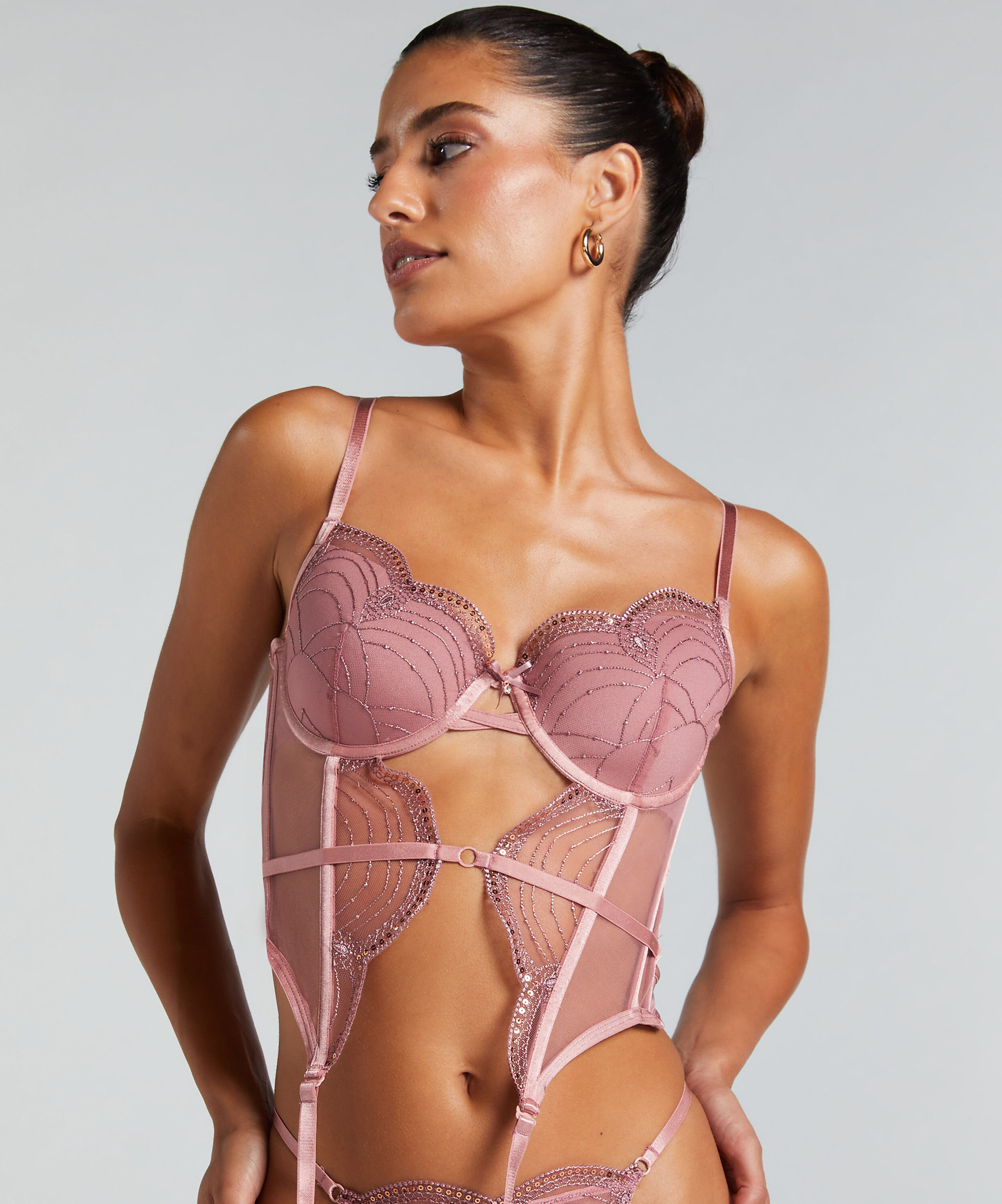 Bustier Ruby, Rose