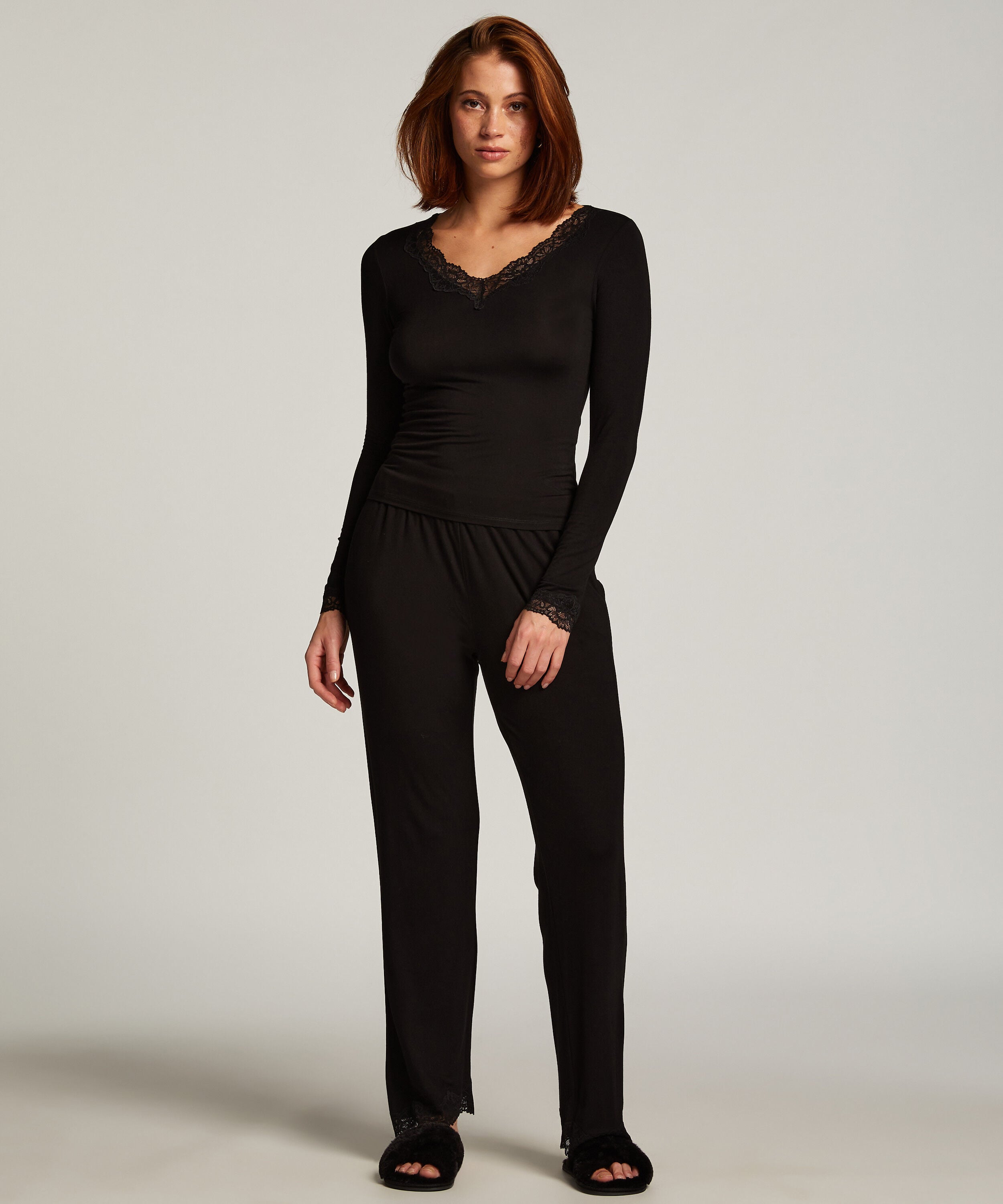 Pyjama-Set, Schwarz