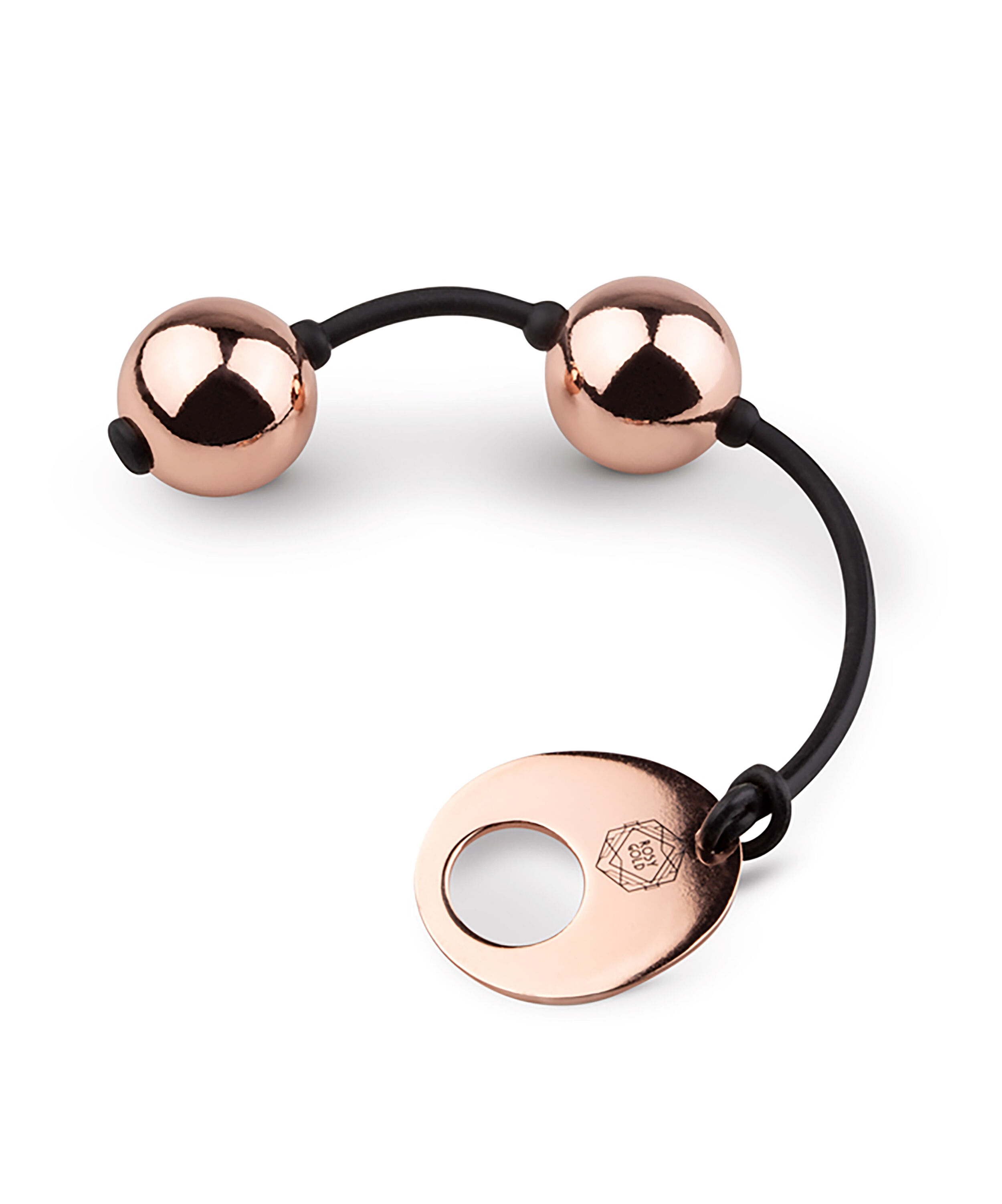 Rosy Gold Nouveau Kegel Balls, Rose