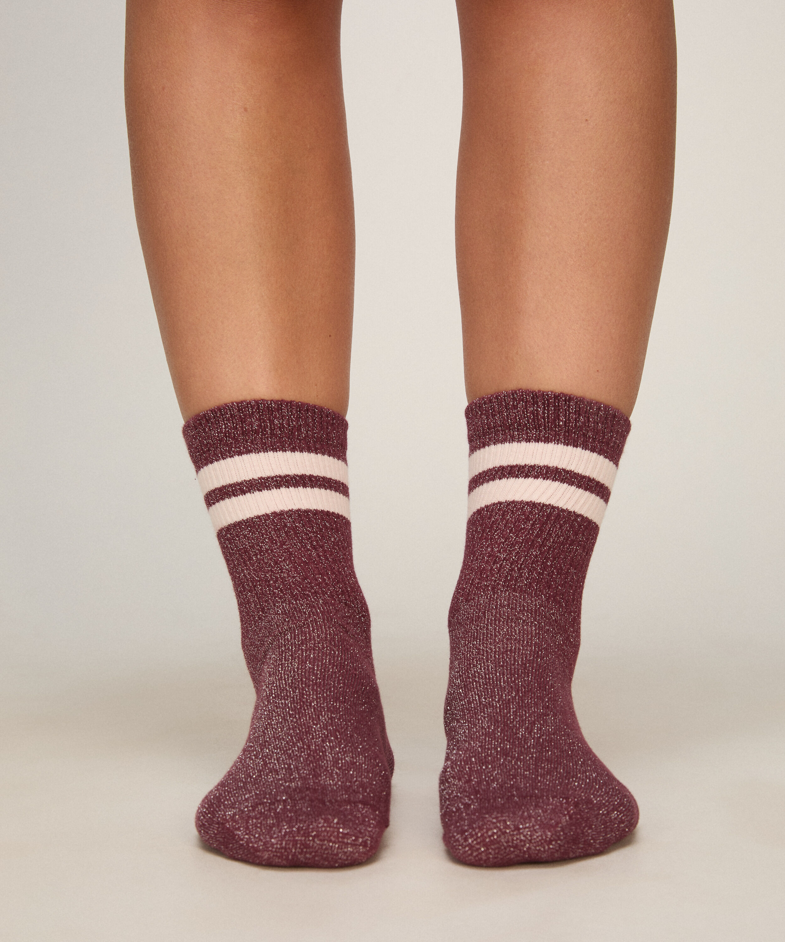 Socken Lurex Stripe
