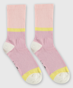 1 Paar Socken Sporty, Rose