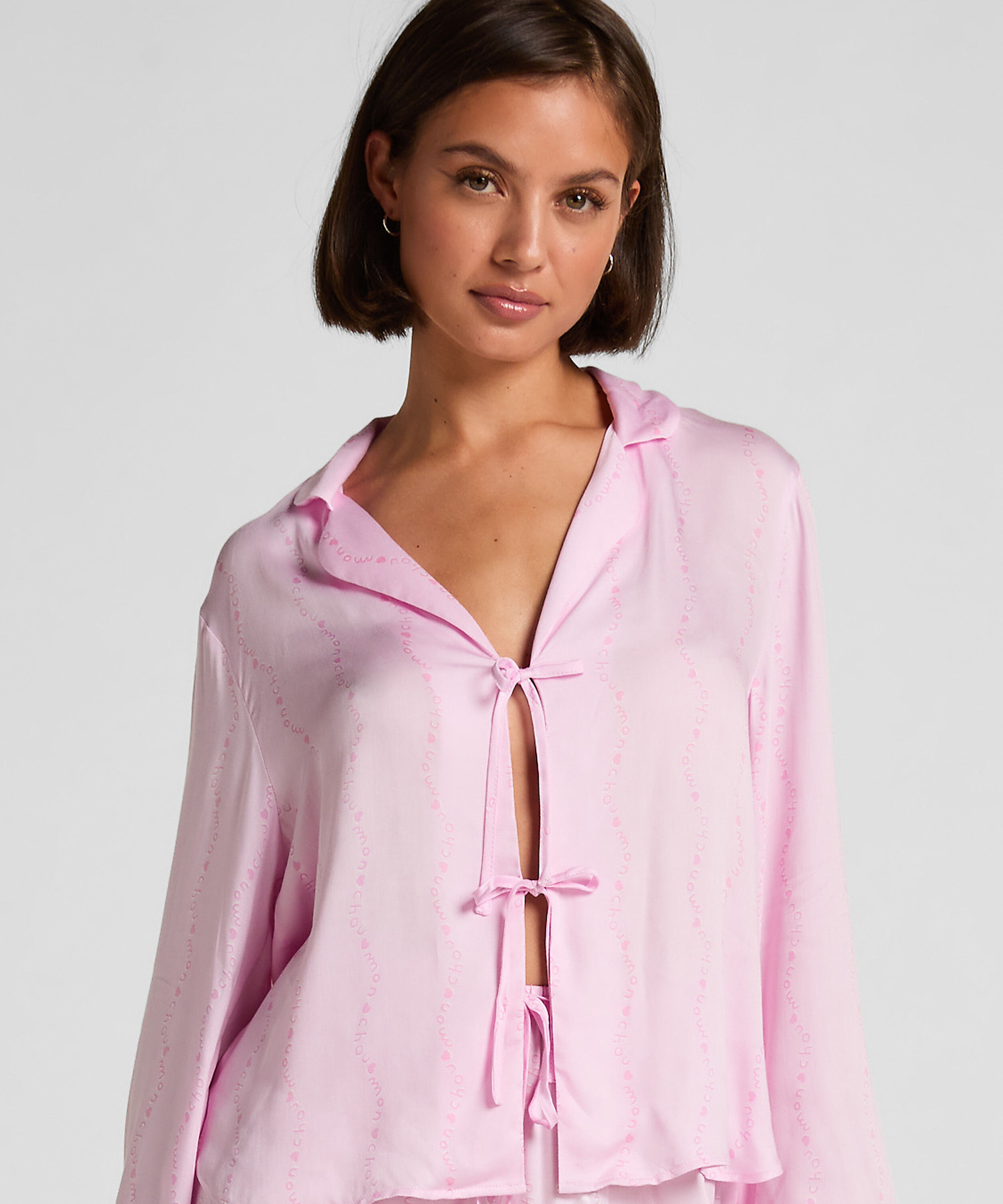 Monchou Pyjama-Jacke, Rose