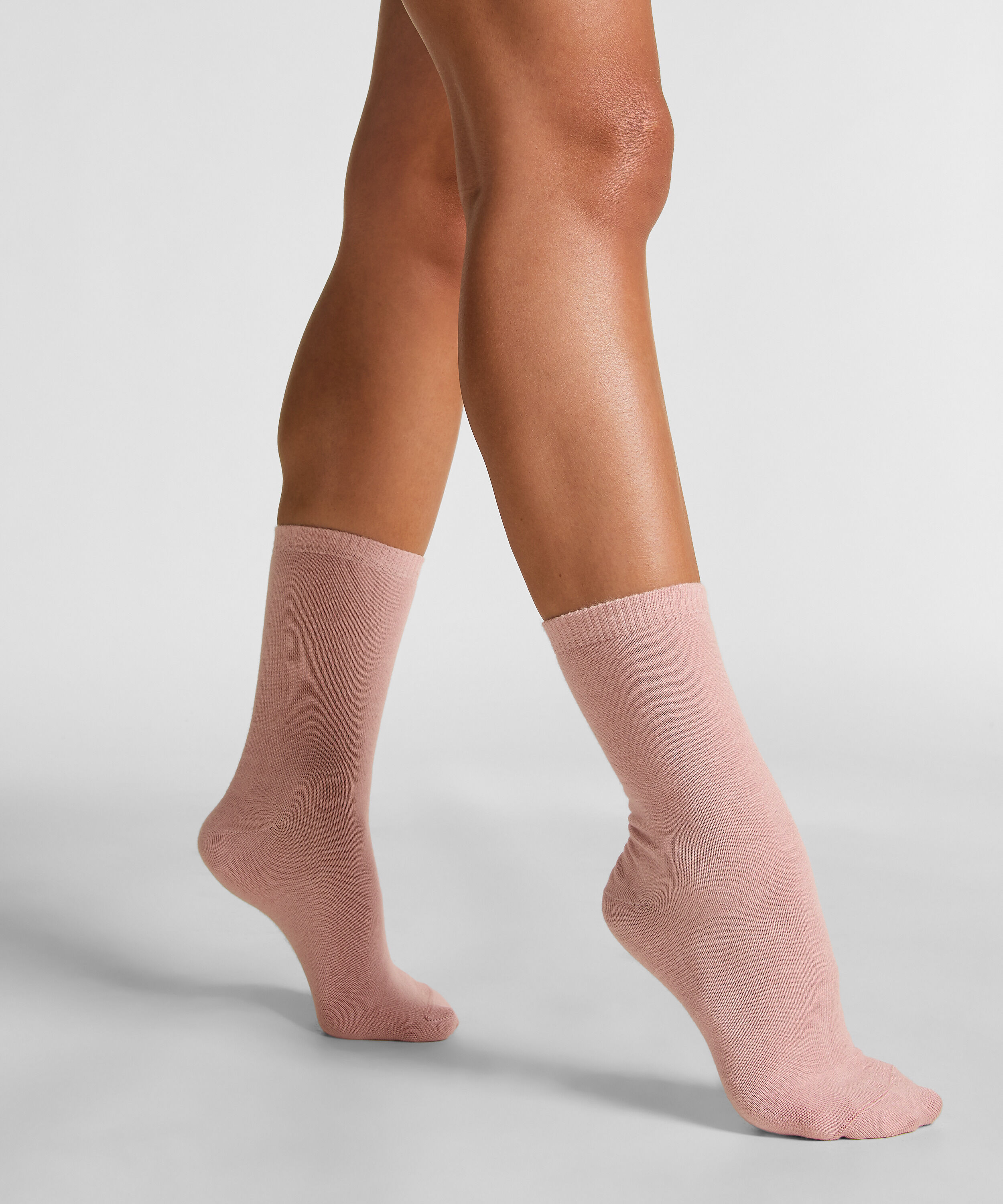 Crew-Socken aus Modal, Rose Crew-Socken aus Modal, Rose