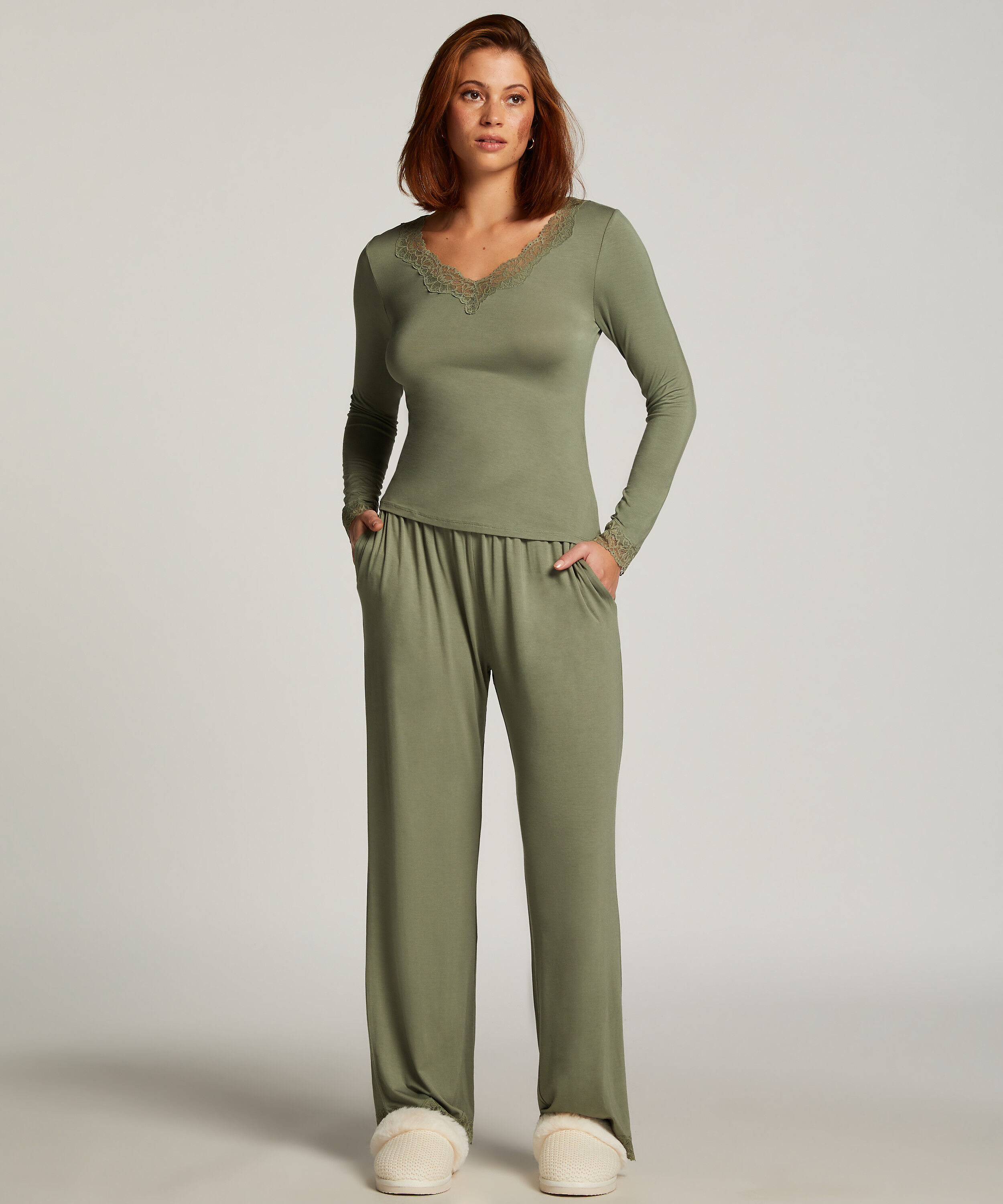 Pyjama-Set, Grün Pyjama-Set, Grün