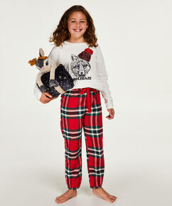 Kuscheltier mit Decke, Grau