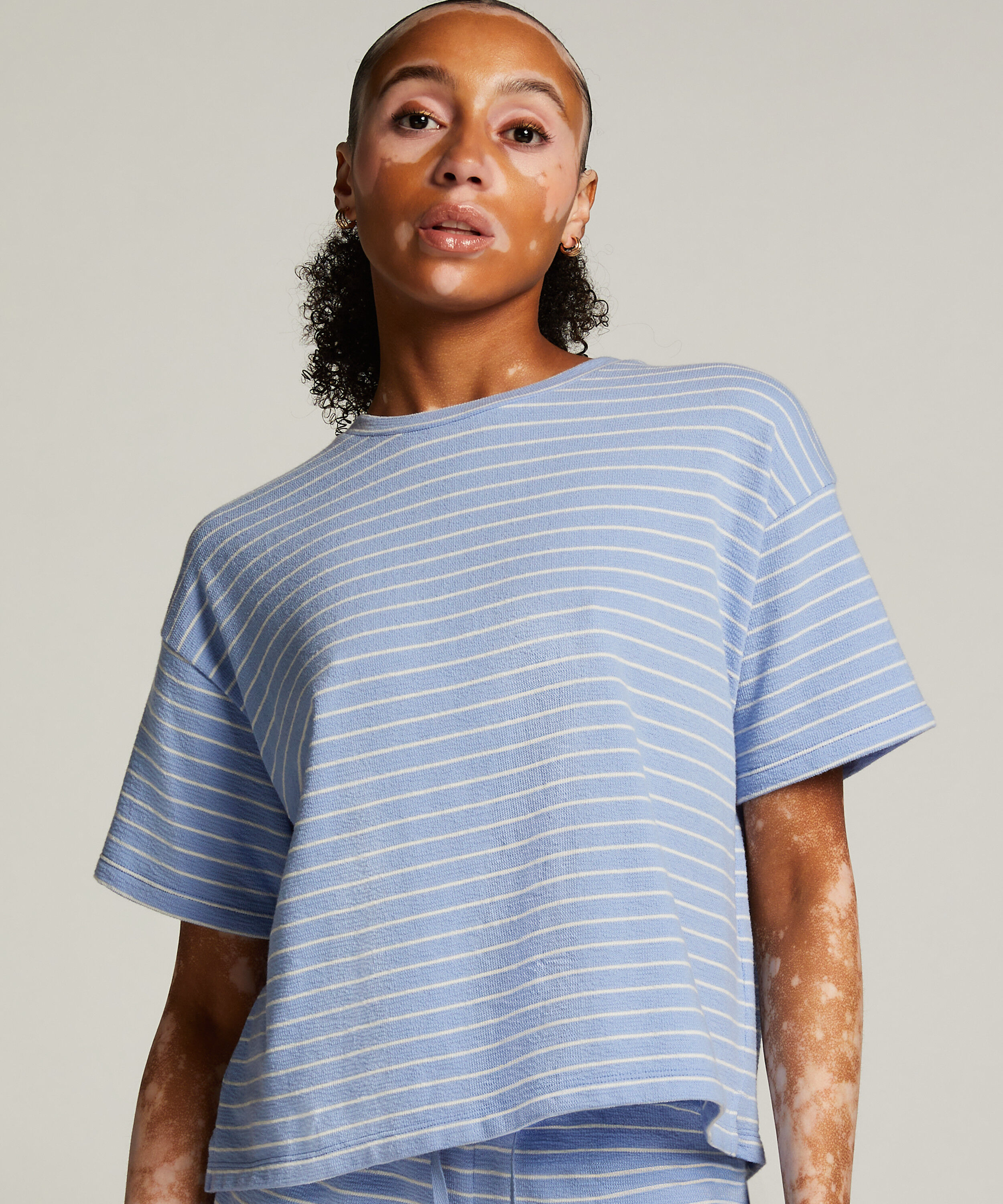 Pyjamatop, Blau