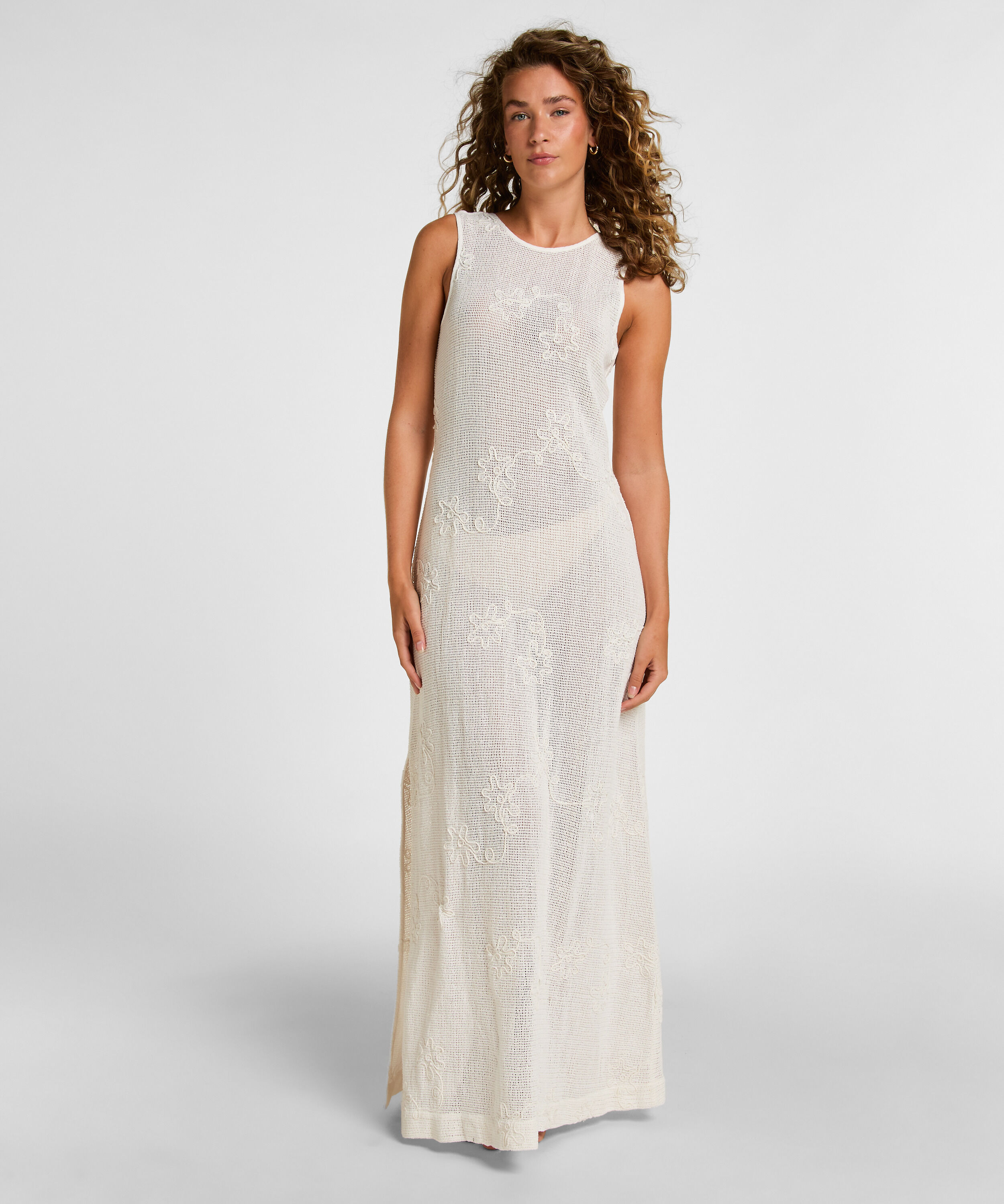 Strandkleid, Weiß