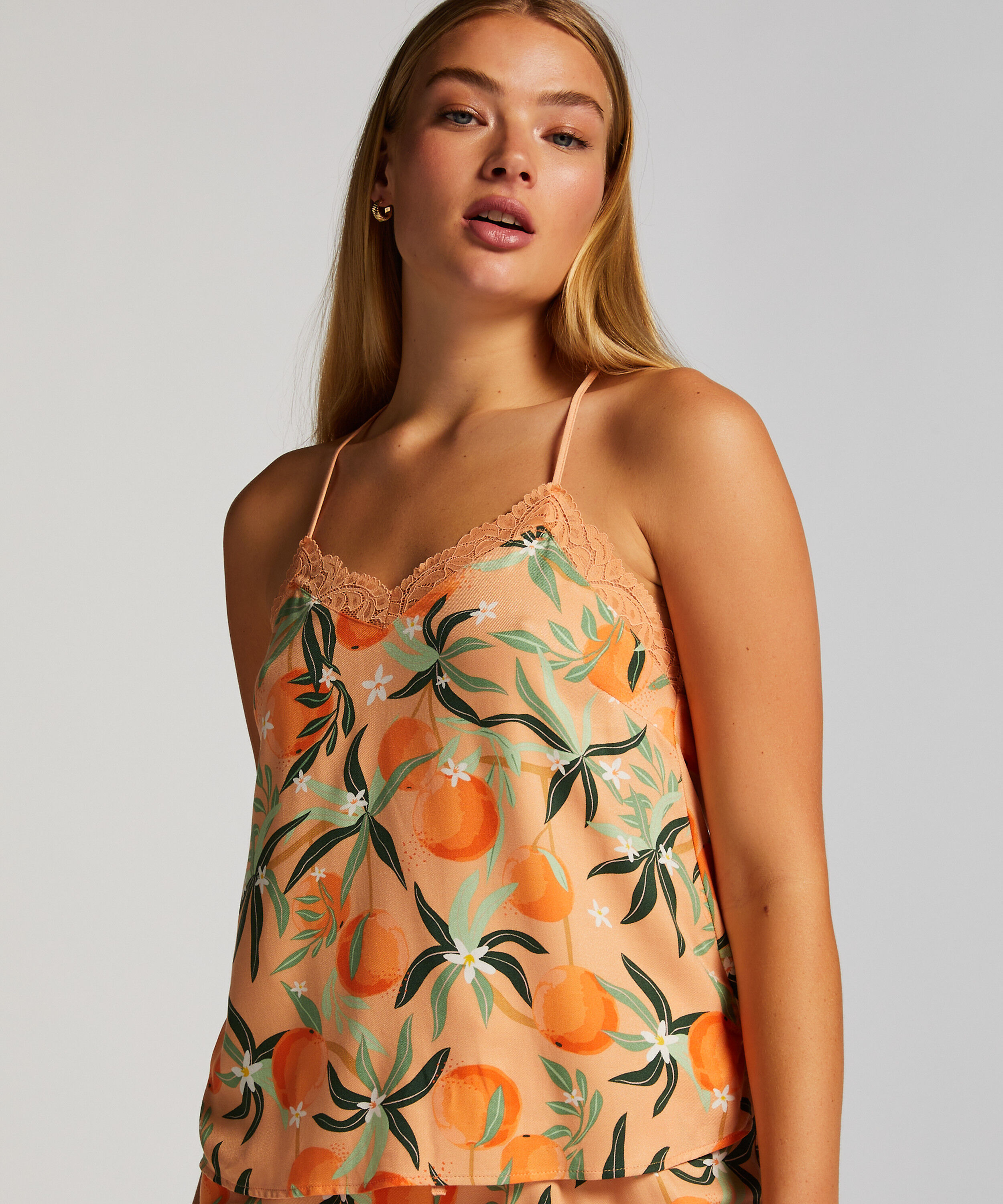 Camitop Woven Lace, Rose Camitop Woven Lace, Rose