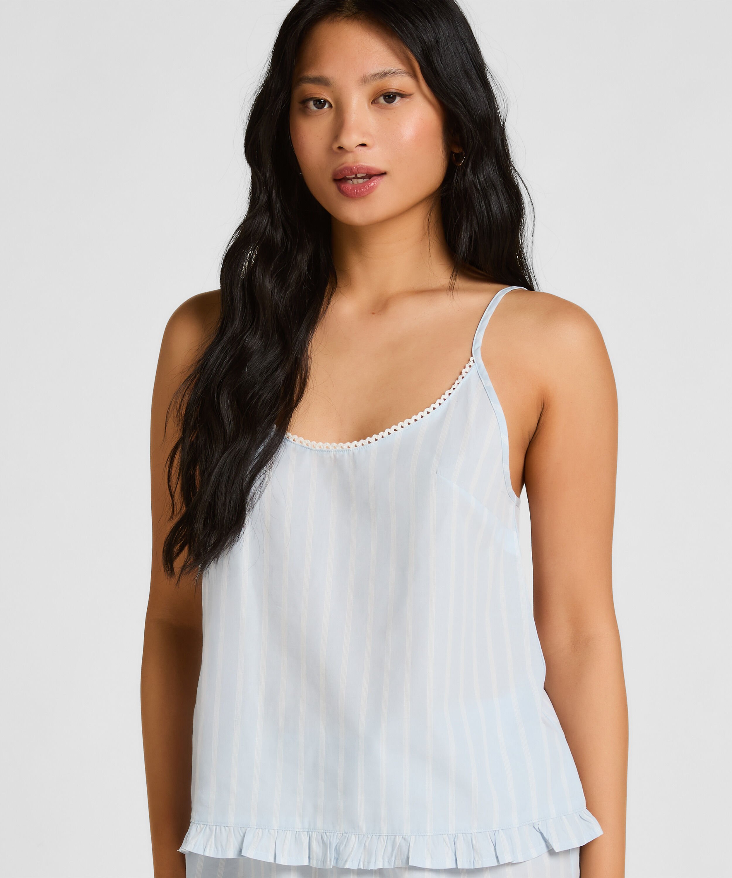 Cami Woven, Blau Cami Woven, Blau