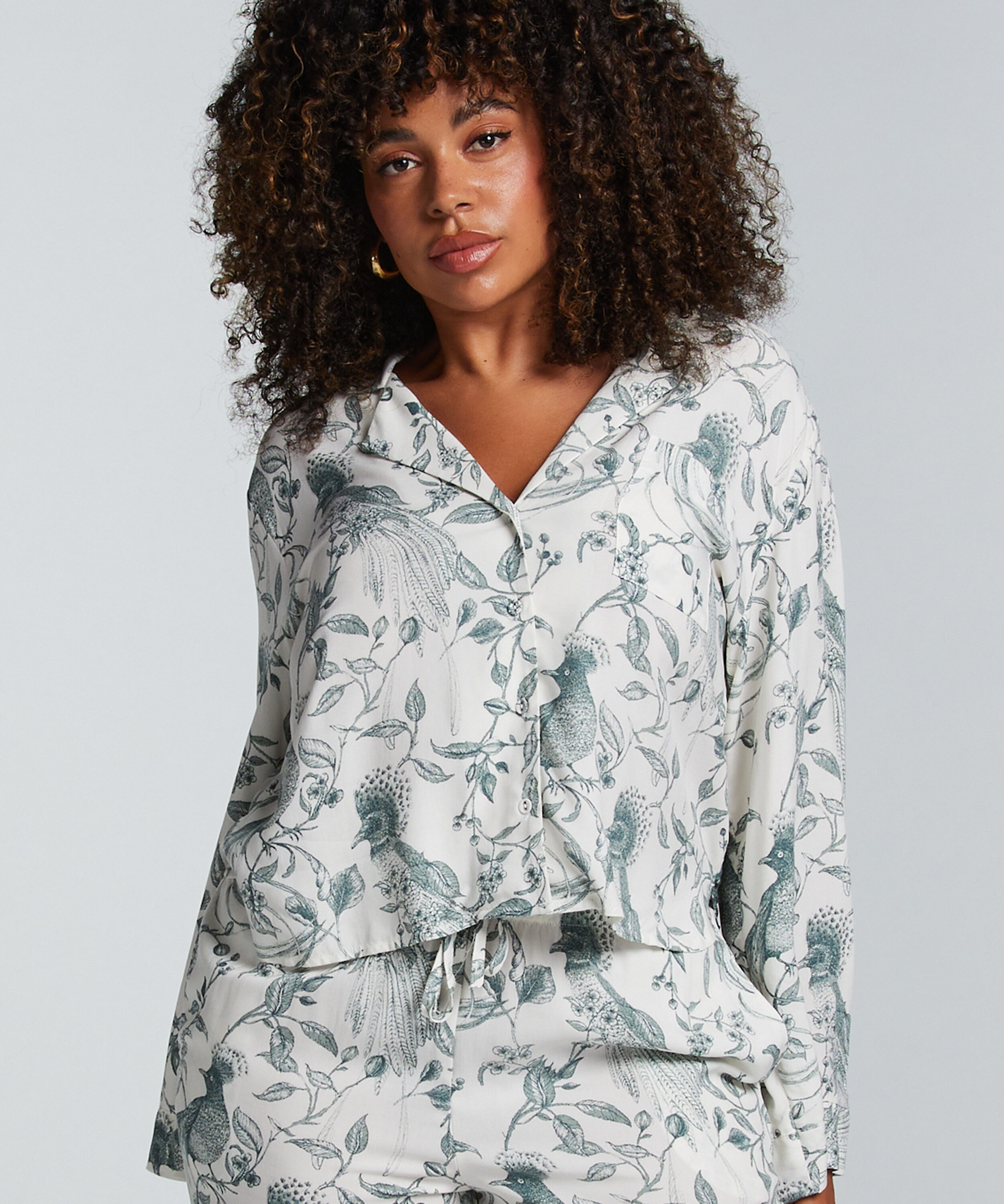 Pyjamatop, Weiß