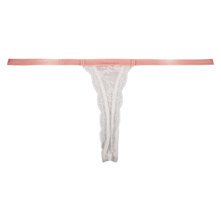Thong lace, Weiß