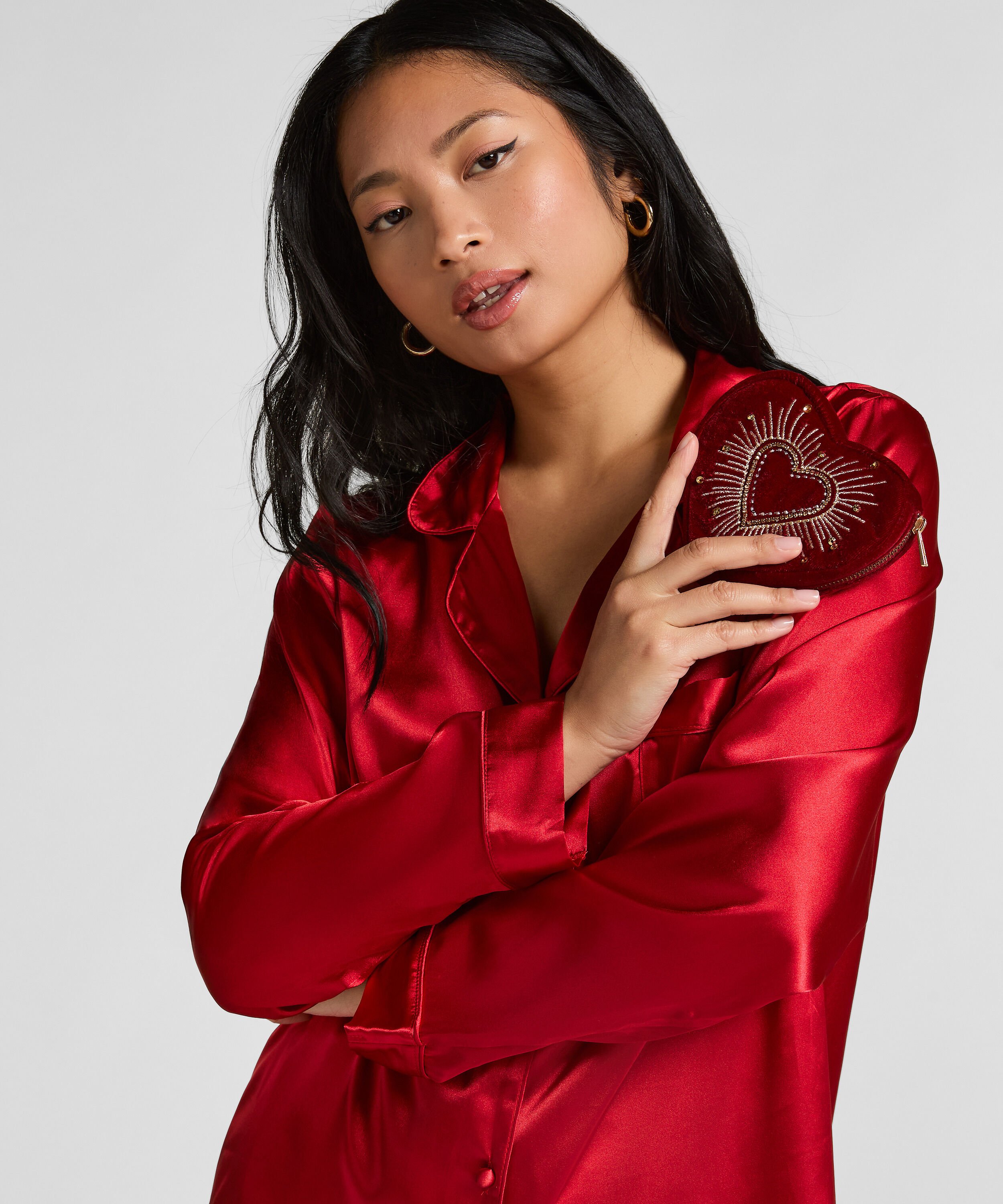 Geldbörse mit Reißverschluss Herz