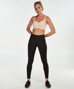 HKMX Sportleggins mit hoher Taille mit Level 2 Netz, Schwarz