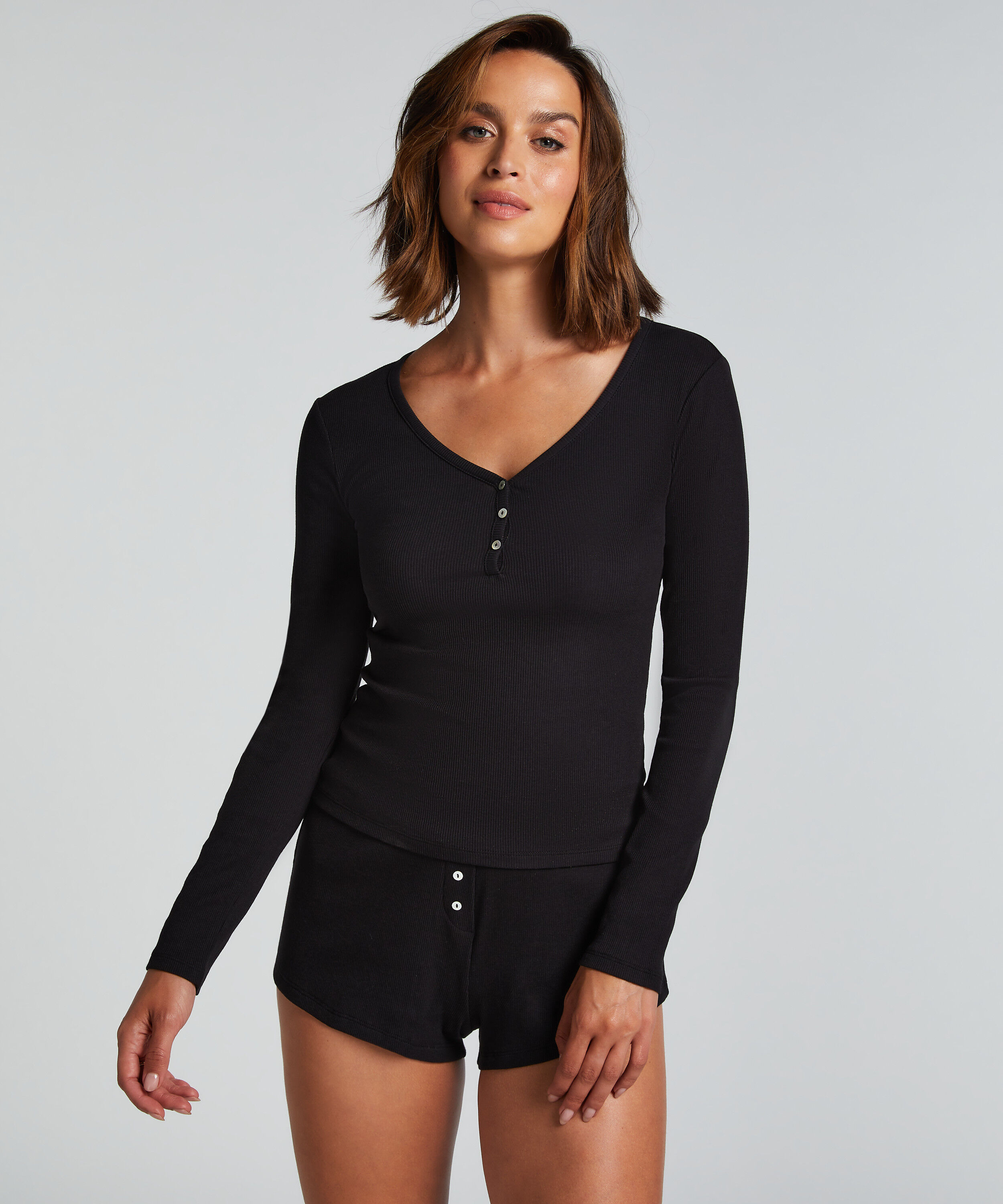 Pyjama-Set, Schwarz