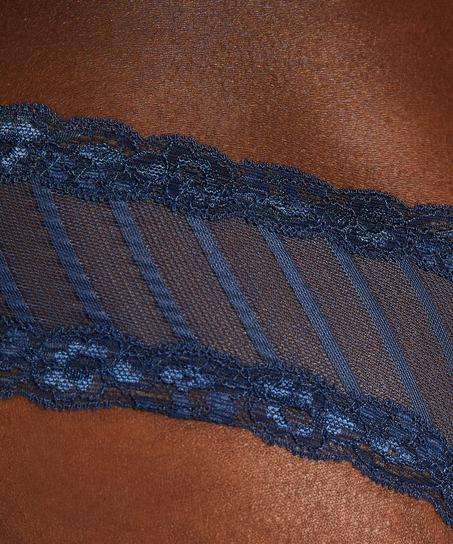 Brazilian V-shape mesh, Blau