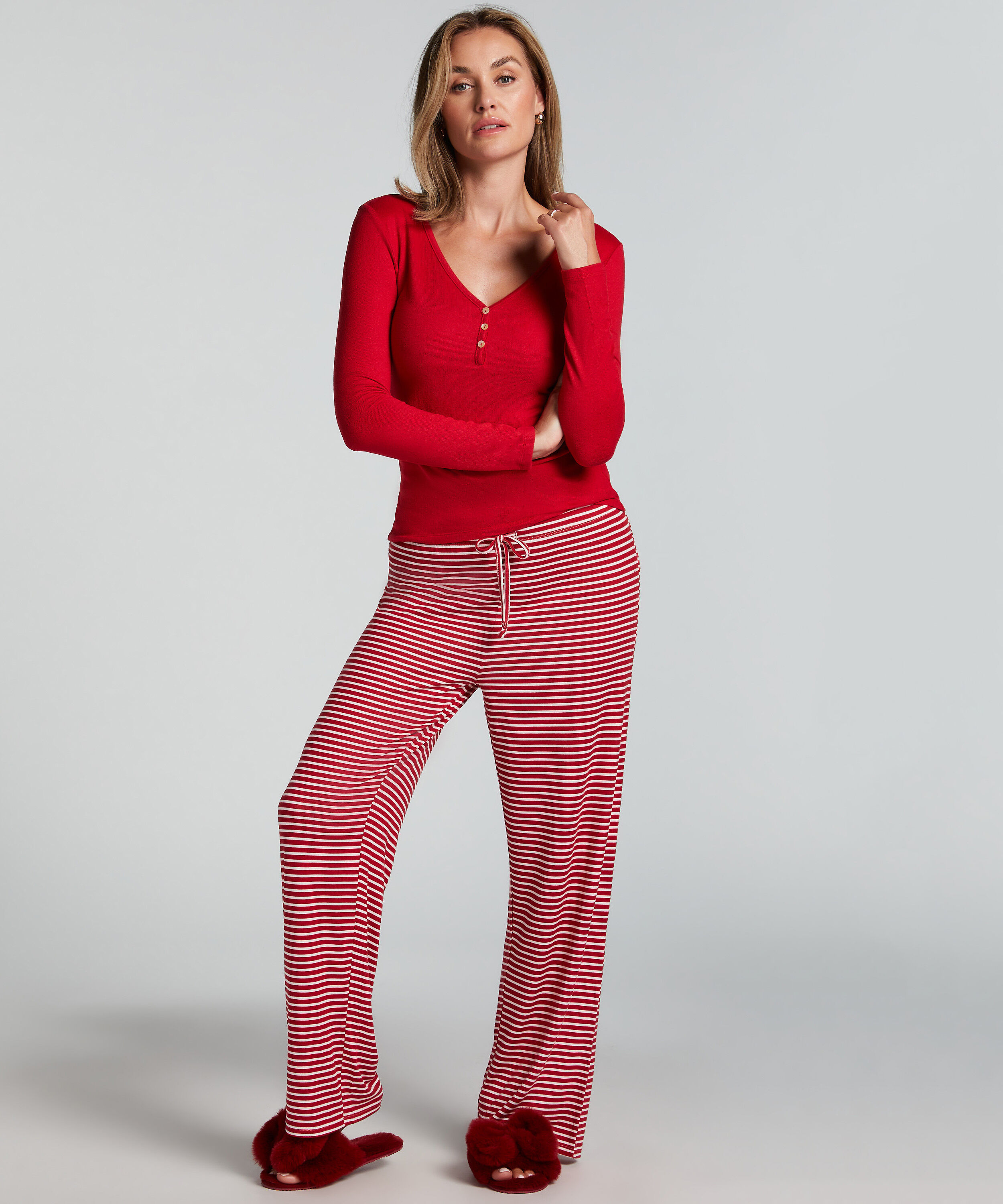 Pyjama-Set, Rot Pyjama-Set, Rot