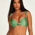 Vorgeformtes Push-up Bügel-Bikini-Top Mauritius, grün