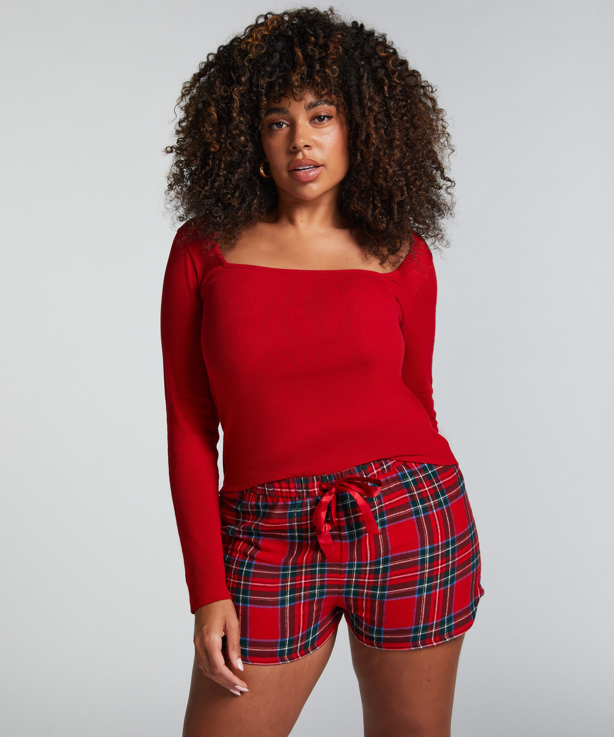 Pyjamaset Twill, Rot