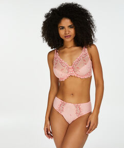 Hochgeschnittener Slip Diva, Rose