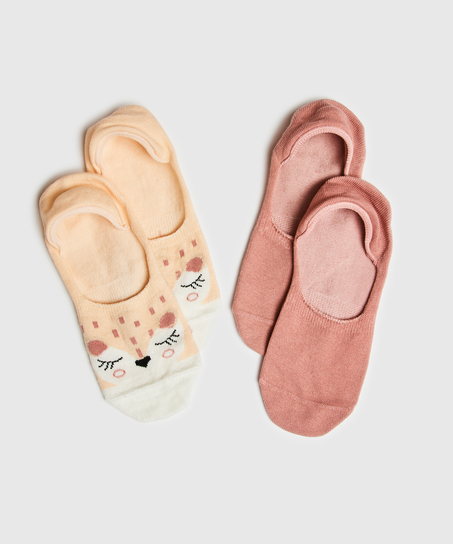 2 Paar F&uuml;&szlig;linge, Schwarz