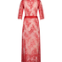Kimono Allover Lace lang, Rot