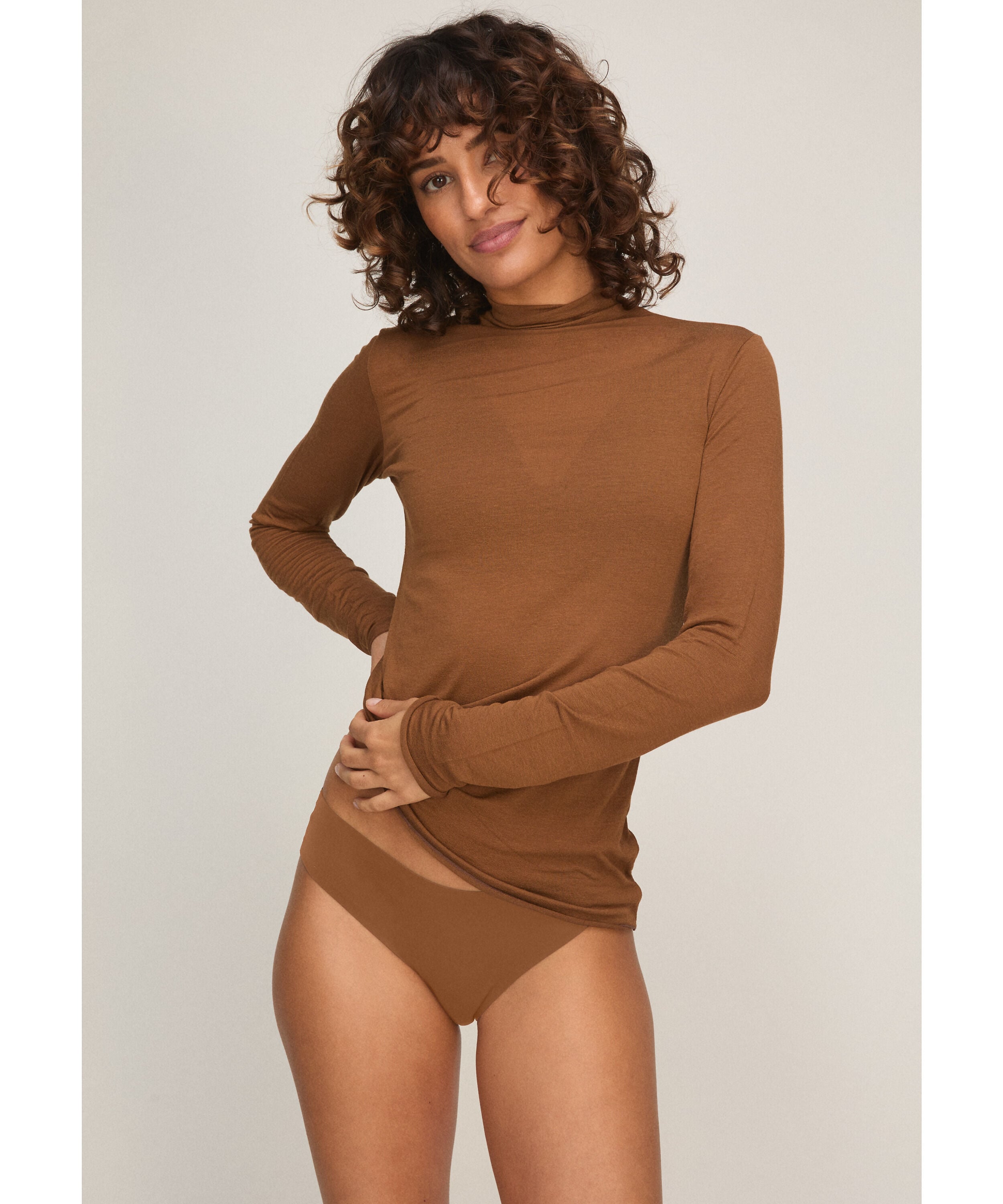 Super Soft Shirt aus Kaschmir-Mix mit Rollkragen