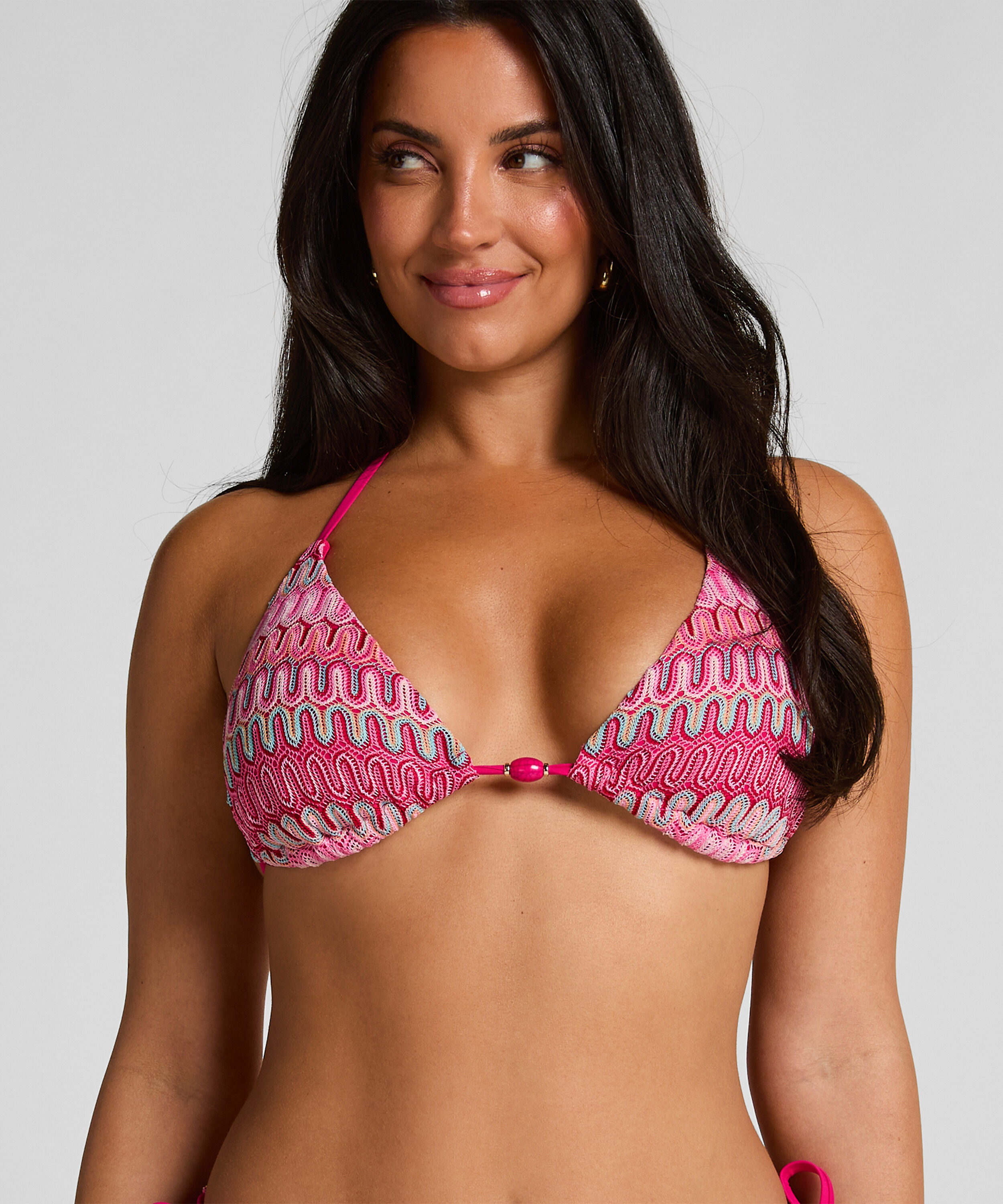 Triangel-Bikinioberteil Cali, Rose