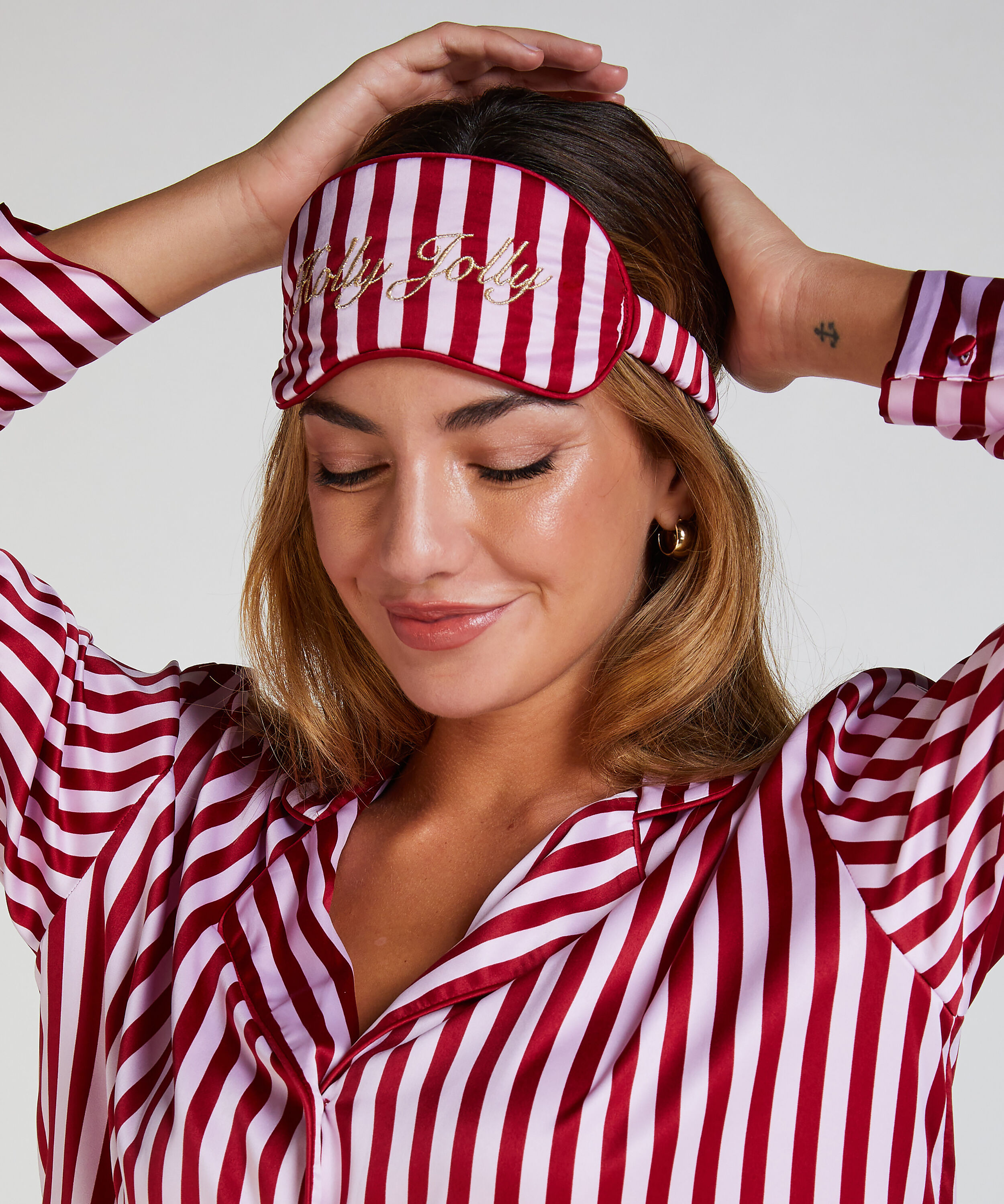 Schlafmaske, Rot