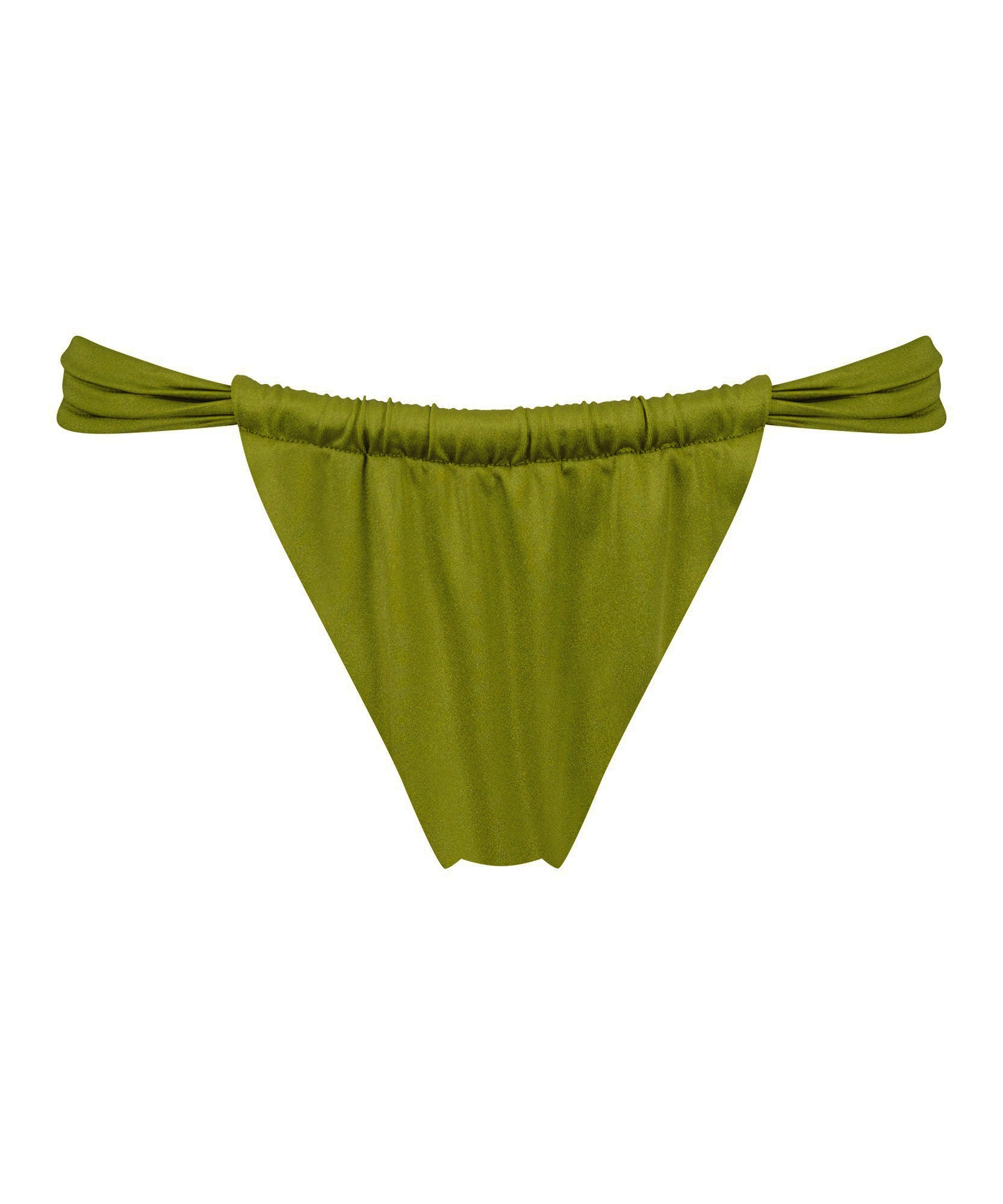 Hoch ausgeschnittener Bikini-Slip Palm, grün, main