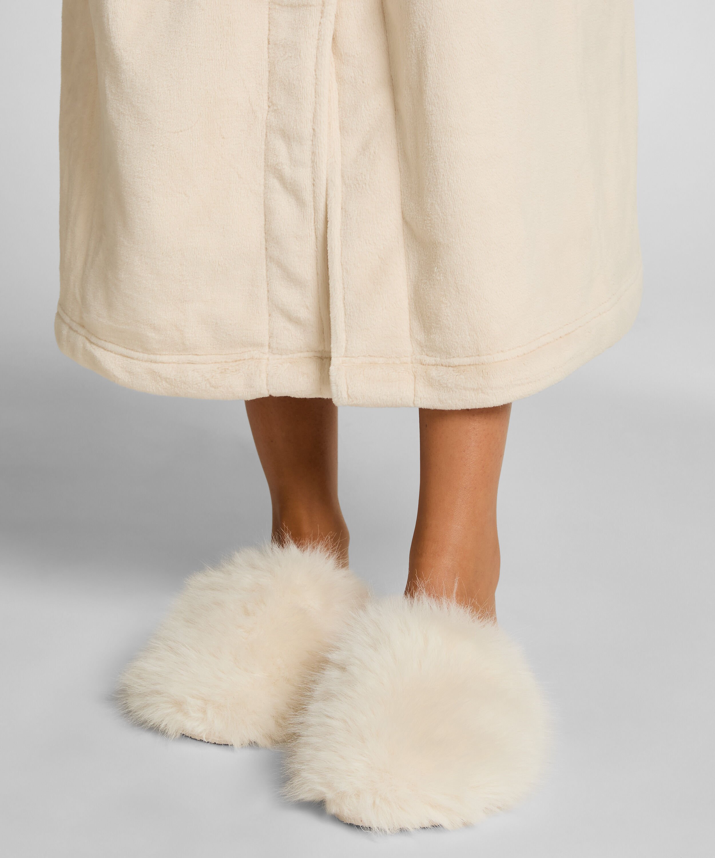 Hausschuhe Isabella, Wei&szlig;