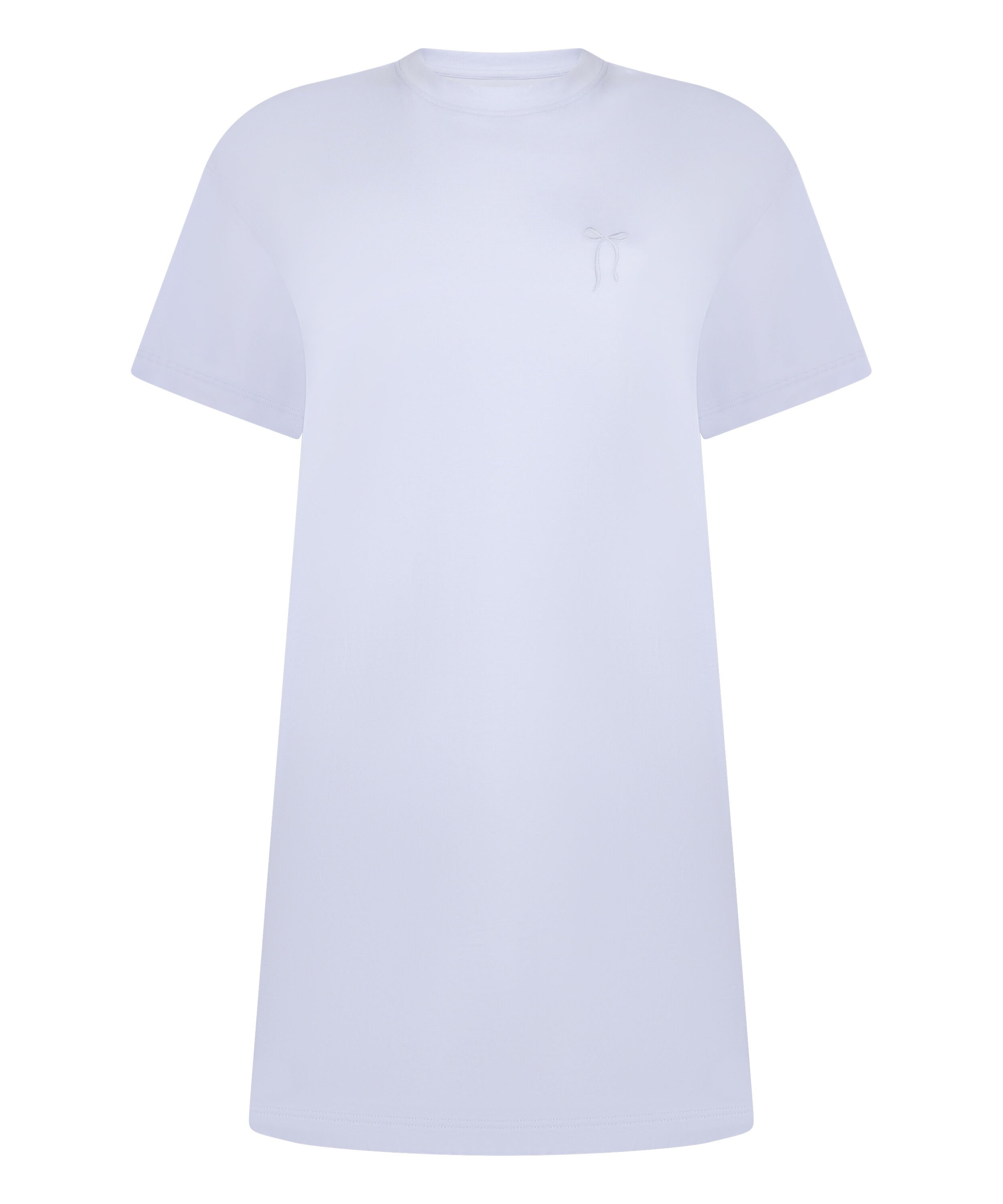 Nachthemd Rundhalsausschnitt, Blau